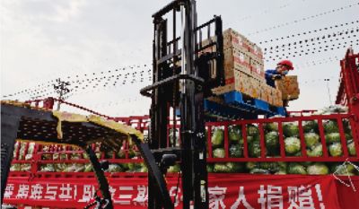 疫情期间向武汉社区捐赠生活物资