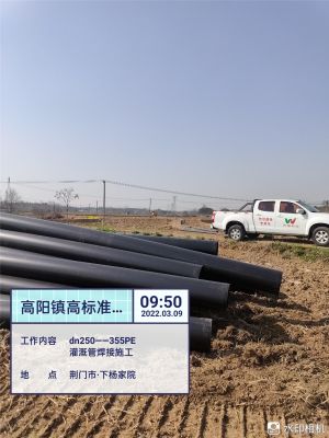 2022.3.9 灌溉管 高阳镇高标准